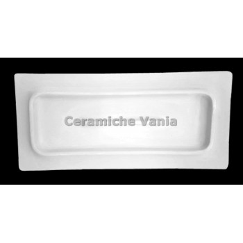 TB T083 - Tagliere rettangolare senza manico piatto cm 36.5x16.5x2.5h