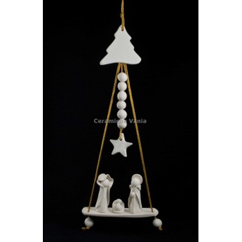 PRESEPE_ALTALENA - Presepe altalena cm 25x12