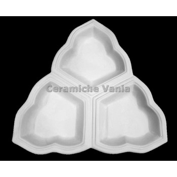 TB A019 - Antipastiera triangolo - cm.34