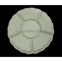 TB A074 - Antipastiera tonda fiore - cm.40