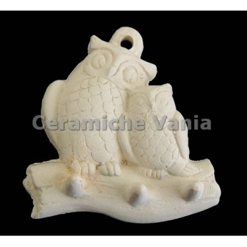 TB A076 - Appendino gufi x2 - cm.