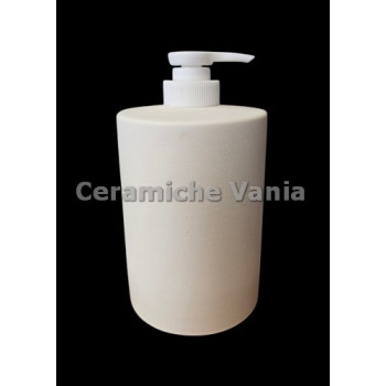 TB B211 - Bottiglia sapone tonda completa mod. TUBE - cm. h15x8