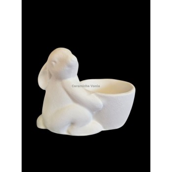 TB C236 - Coniglio porta uovo - cm 8x7h