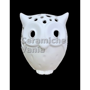 TB G061 - Gufo porta candela - cm.15