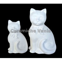 TB G065/M - Gatto seduto - cm.19