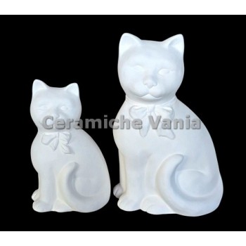 TB G065/P - Gatto seduto - cm.14