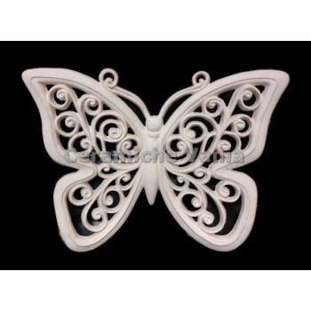 TB K030/O - Farfalla traforata ricci nuova