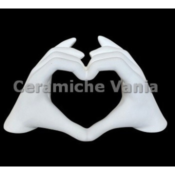 TB M039 - Mani a cuore - cm.20x10h
