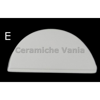 TB P061/E - Portatovaiolo mezza luna liscio mod. E - cm.