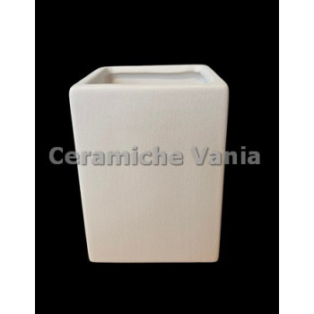 TB P312 - Porta spazzolino quadrato mod. CUBE - cm. h10x7.5x7.5