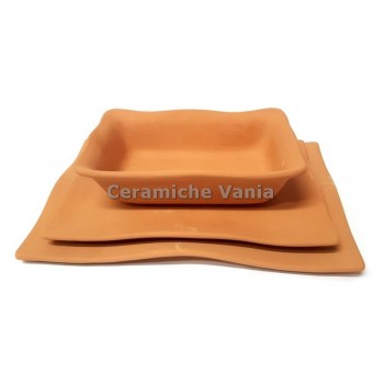 P206/F - Fondina rettangolare ondulata - cm.22x14