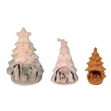 NA028/14 - Presepe pino cm 14h colaggio