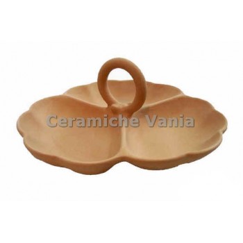 A027 - Antipastiera 3 vasche con manico