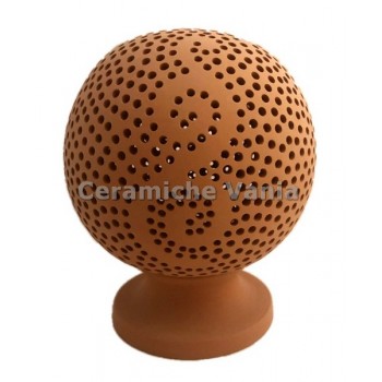 K056CV/30 - Lampada sfera traforo coda violino / 30.cm