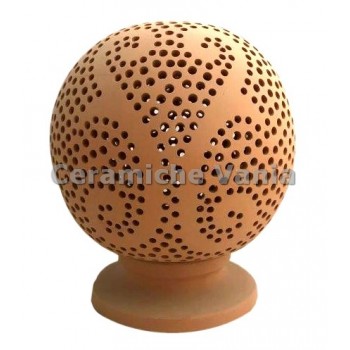 K056SS/30 - Lampada sfera traforo doppia S / 30.cm