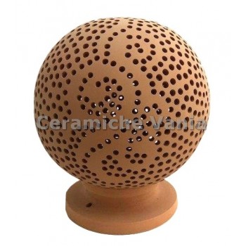 K056T/30 - Lampada sfera traforo tribale / 30.cm
