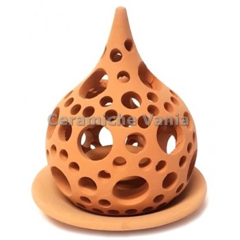 K061- Porta candeline modello bolle con piattino