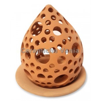 K063- Porta candeline modello bolle con piattino