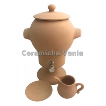 O089 - Orcio con cannella in acciaio inox