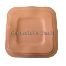 P205 - Piatto quadrato ondulato fondo