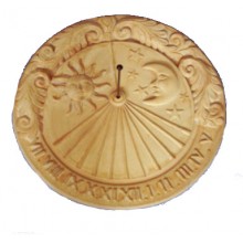 GA076 - Meridiana sole e luna tonda cm 40 da esterno