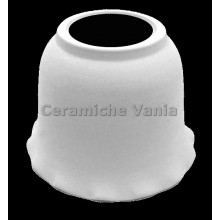 TB C076 / P - Curtained lamp holder bell – cm 12