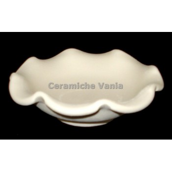 TB F011/30 - Fruttiera bassa smerlata - cm.30