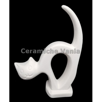 TB G049 - Gatto stilizzato con codina - cm.