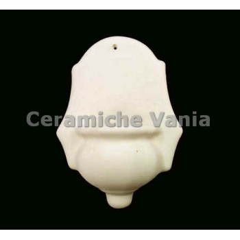 TB H002/P - Acquasantiera liscia - cm.10