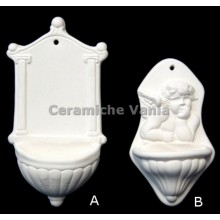 TB H056/AG - Acquasantiere con 3 punte mod.A - cm.16.5