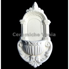 TB H057 - Acquasantiera baroccata - cm.18