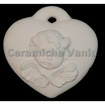 TB H089 - Angelo su cuore - cm.