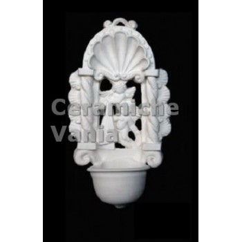 TB K040 - Acquasantiera traforata - cm.23