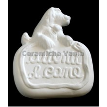 TB M008 - Mattonella attenti al cane - cm.18