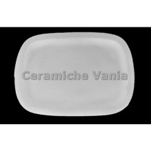 TB P023 - Piatto da tavola rettangolare frutta - cm.