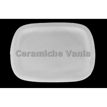 TB P023 - Piatto da tavola rettangolare frutta - cm.