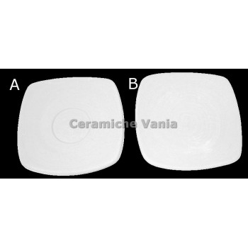 TB P068/BG - Piatto quadrato - cm.18