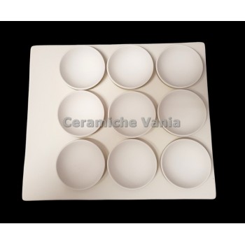 TB P181 - Piatto 9 Vasche con boli - cm.