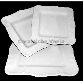 TB P197/P - Piatto sim quadrato piano - cm.29