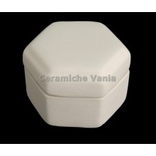 TB S118 - Scatola esagonale con riga - cm.7