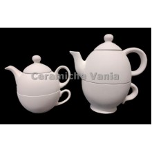 TB T024/G - Teiera con tazza colaggio - cm. 19h