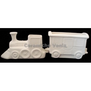 TB T054 - Locomotiva con 1 vagone 