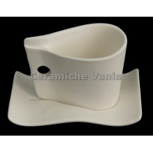 TB T064 - Tazzina da caffè goccia con piattino - cm.