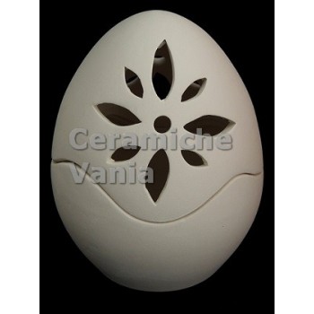 TB U006/11 - Uovo tagliato a scatola traforato - cm.11