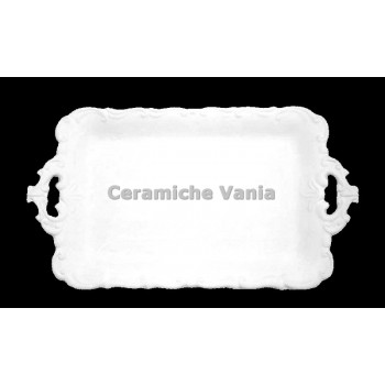 TB V019 - Vassoio barocco rettangolare - cm.44