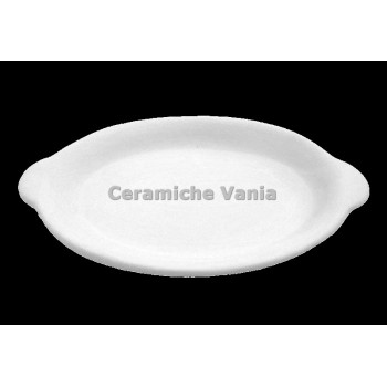TB V042 - Vassoio ovale con aletta - cm.23