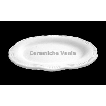TB V049 - Vassoio ovale lavorato - cm.18