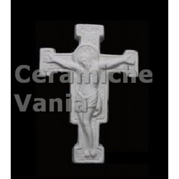 TB W075 - Crocofisso Cristo a rilievo - cm.